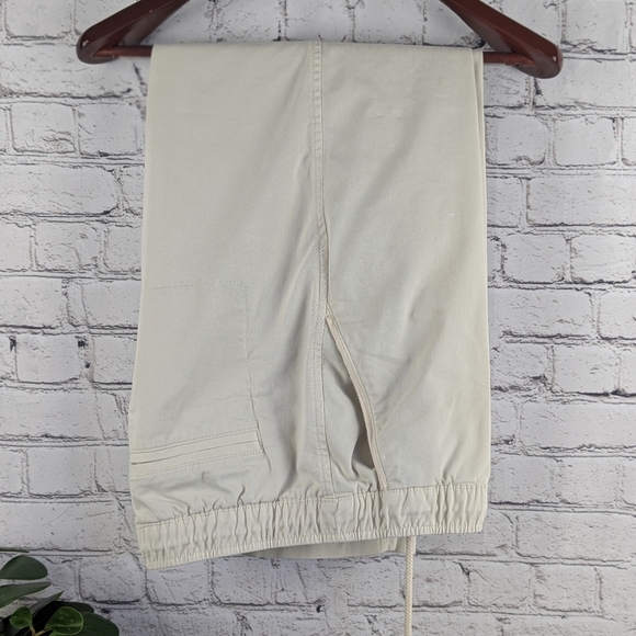 L.L. Bean Other - Large bone stone Standard Fit Dock pants drawstring elastic waist
